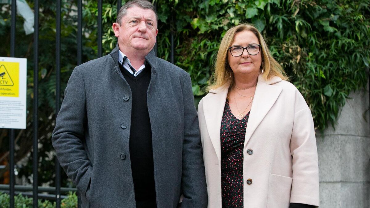 Deirdre and Adrian Molloy, whose son Oran was awarded €30m in November last year. Picture: Collins Courts