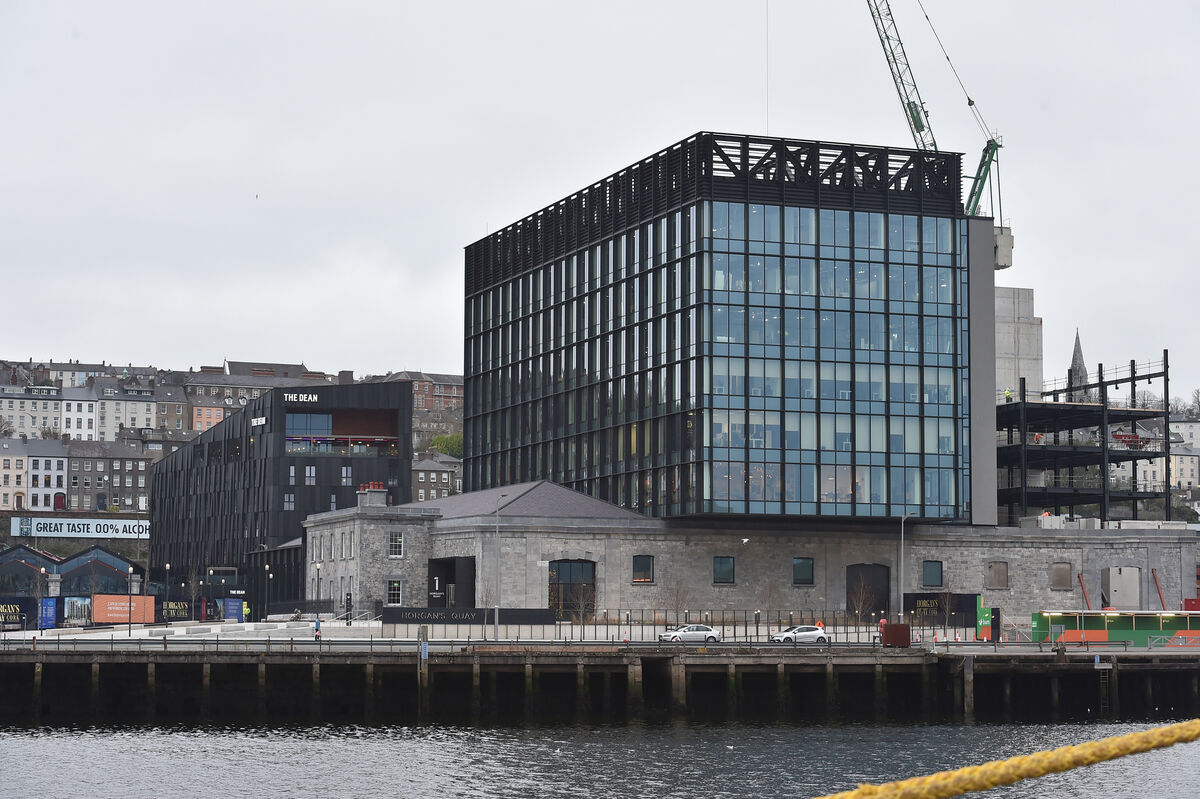 Work on No 2 Horgan's Quay got underway Picture: Dan Linehan