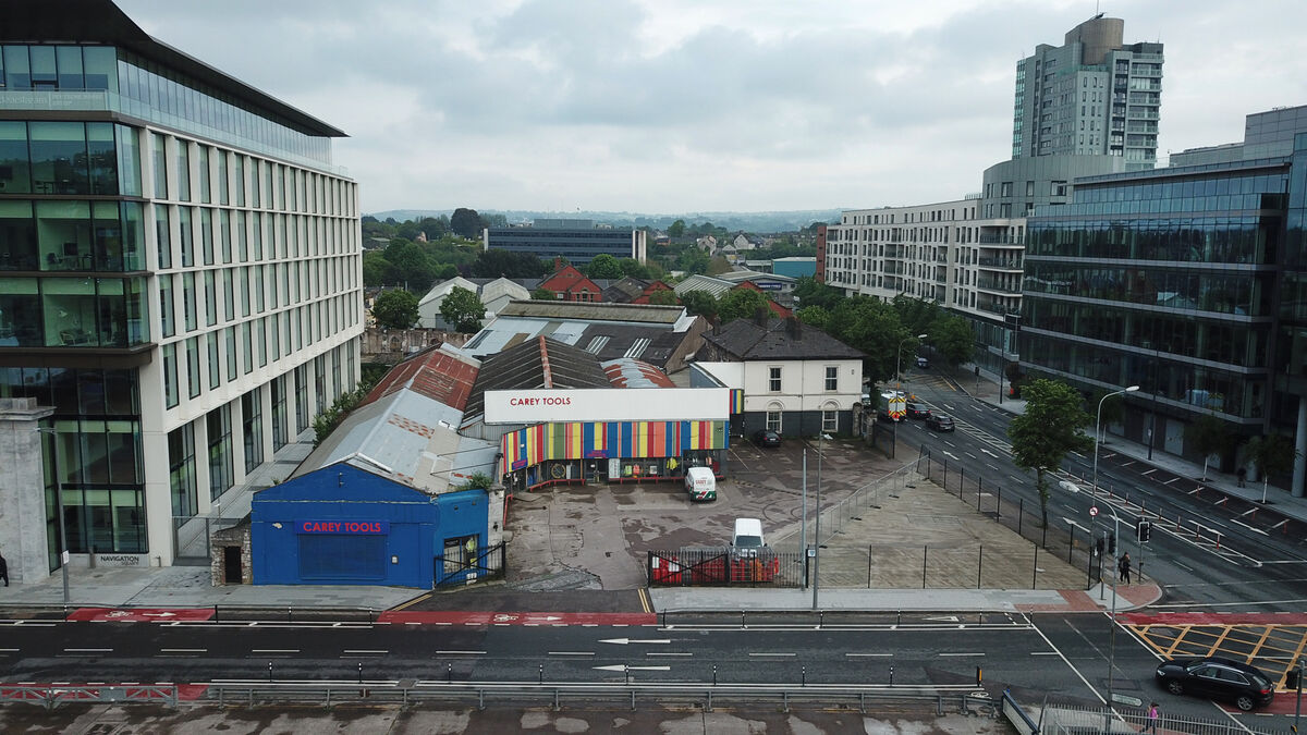 Site of the former Sextant Bar on Albert Quay where JCD is seeking to build offices