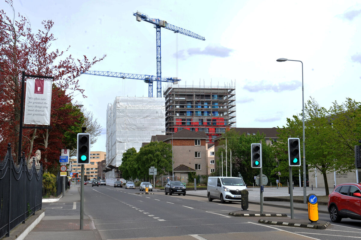 Student accommodation on former Crow's Nest site, Victoria Cross Picture: Dan Linehan