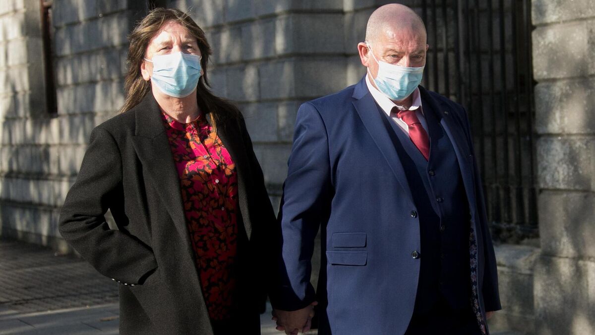 Norma Redmond Power, the mother of Olivia Redmond O’Callaghan, with stepfather Liam Power at the Four Courts, Dublin last November.	Picture: Gareth Chaney/Collins
                    