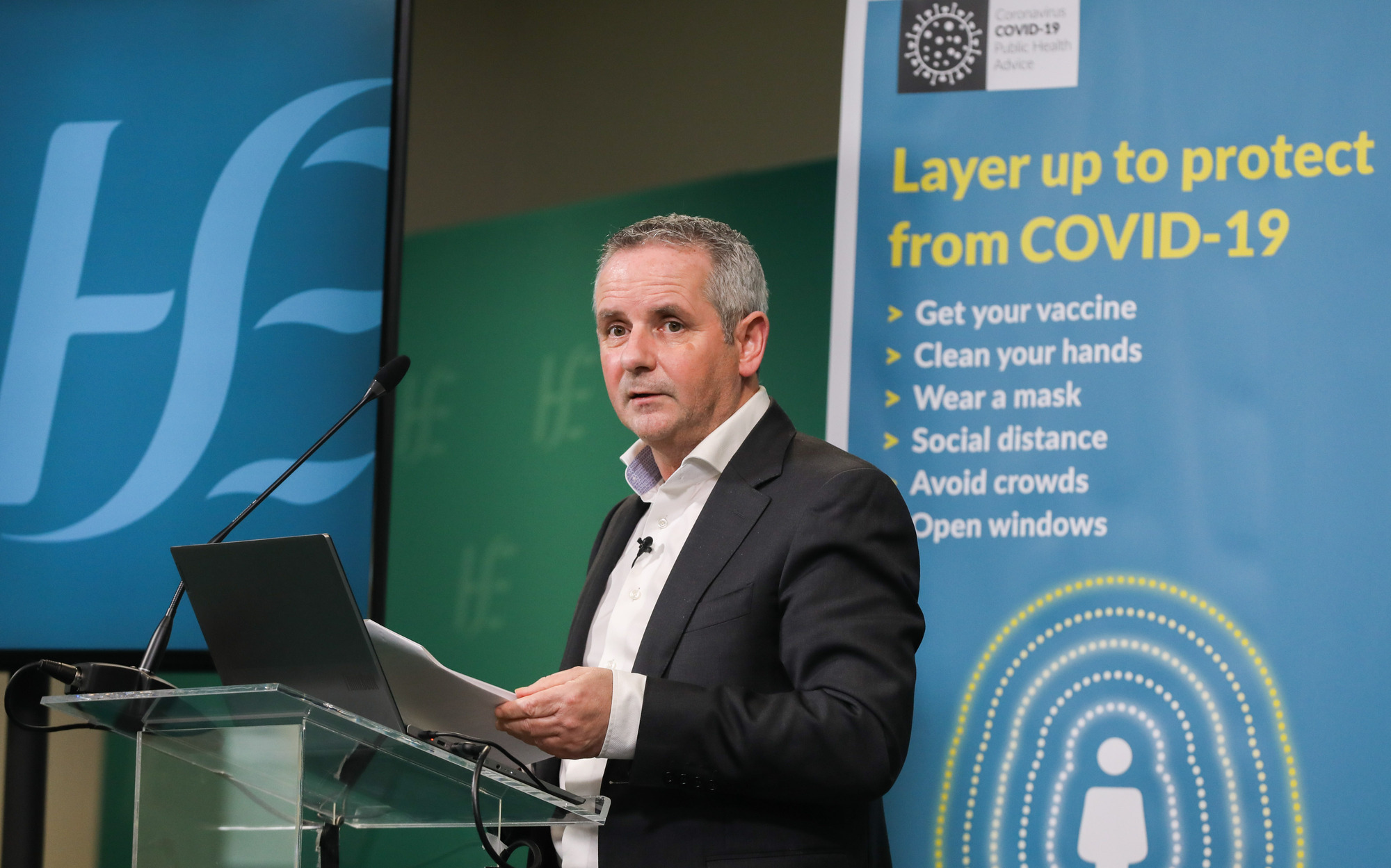 The call from the HSE includes a 14-day “period of prioritisation” on Covid-19 and “urgent time-sensitive work”, Mr Reid states. Picture: Leah Farrell / Photocall Ireland