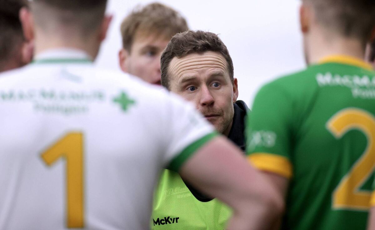 Leitrim's manager Andy Moran. Picture: INPHO/James Crombie