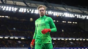 <p>Caoimhín Kelleher has no intention of trading down for an easier working environment. Photo by Catherine Ivill/Getty Images</p>