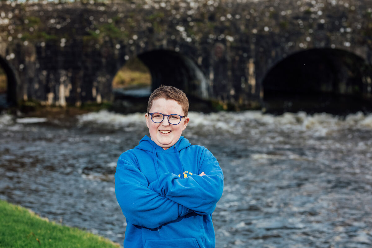 DJ’s initial bucket list included meeting former rugby star, Donncha O'Callaghan, visiting a fire station and learning to play golf. Picture: Brian Arthur