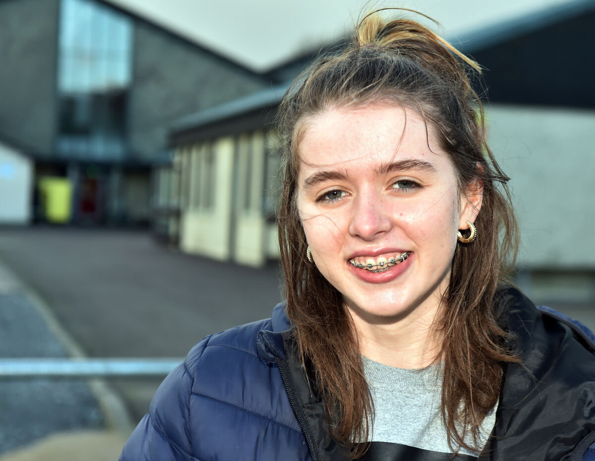 Áine McLaughlin, fifth year student at Coachford College, Co Cork, said there was an air of 'doom and gloom' hanging over the first day back.