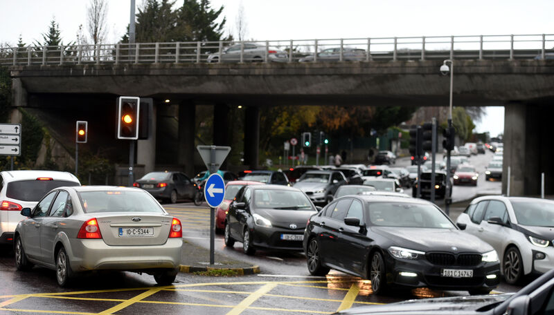 Traffic congestion in Douglas was identified as a key issue for the draft development plan to address. Picture: Larry Cummins