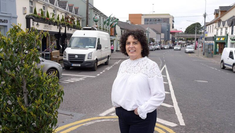 Councillor Mary Rose Desmond in Douglas Village.