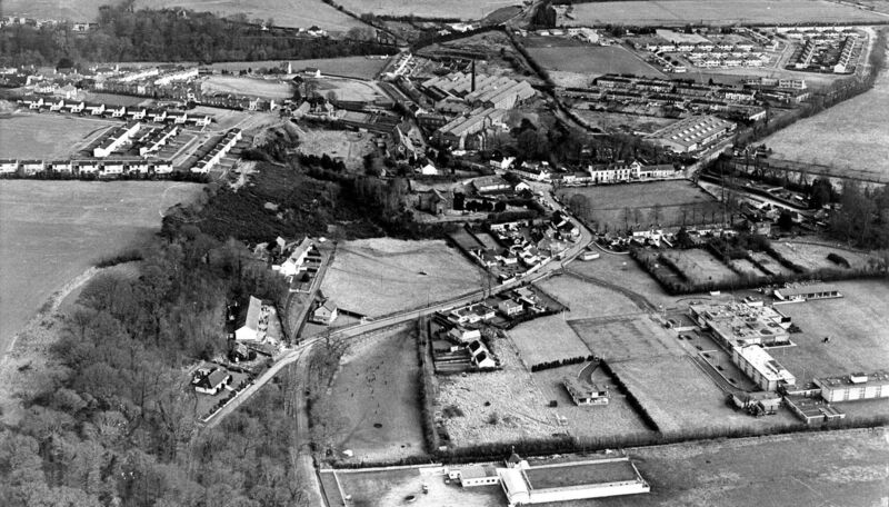 An aerial view of Blarney village in 1979. Picture: Richard Mills