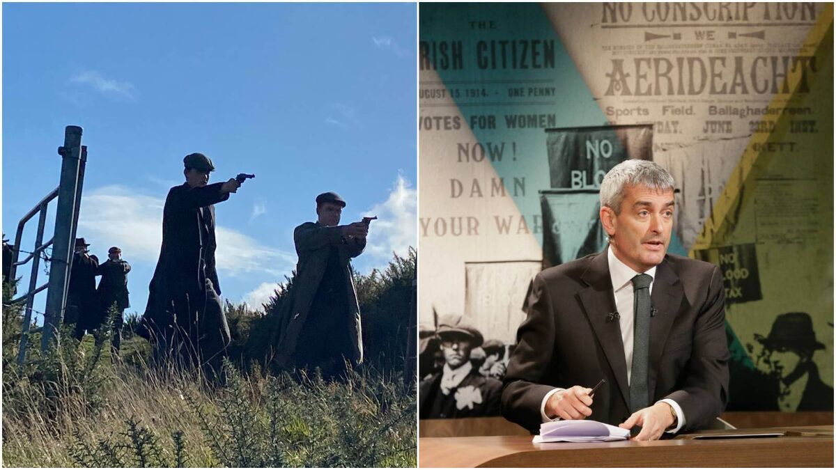 David McCullagh will anchor Treaty Live, reporting on events of 100 years ago as if unfolding now