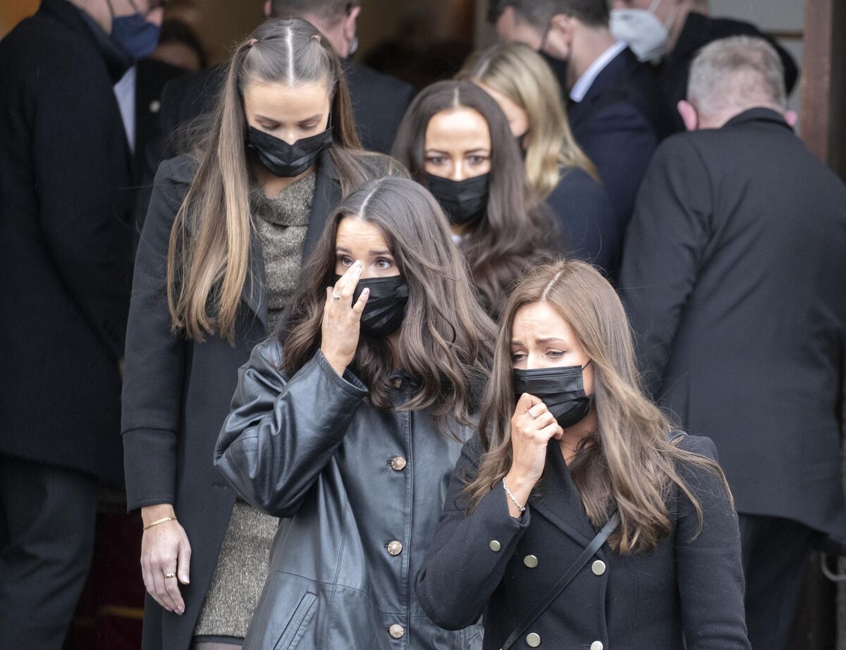 Mourners at the funeral of Aoife Beary this morning were asked to celebrate her life. Photo: Colin Keegan