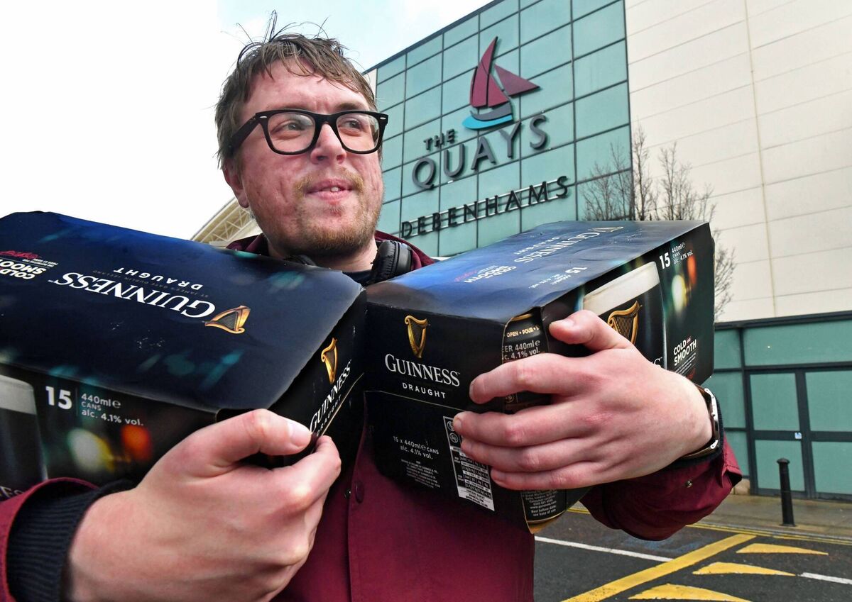 Irish Examiner reporter Sean Murray: "Unequivocally, there are savings to be made here when buying alcohol in the North." Photo: Alan Lewis