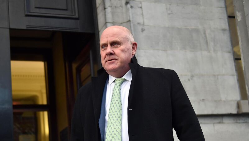 Séamus Woulfe said he "bumped" into Deputy Noel Grealish (pictured) by chance in the grounds at Leinster House in May 2020 and discussed the event with him then. Photo: Ray Ryan