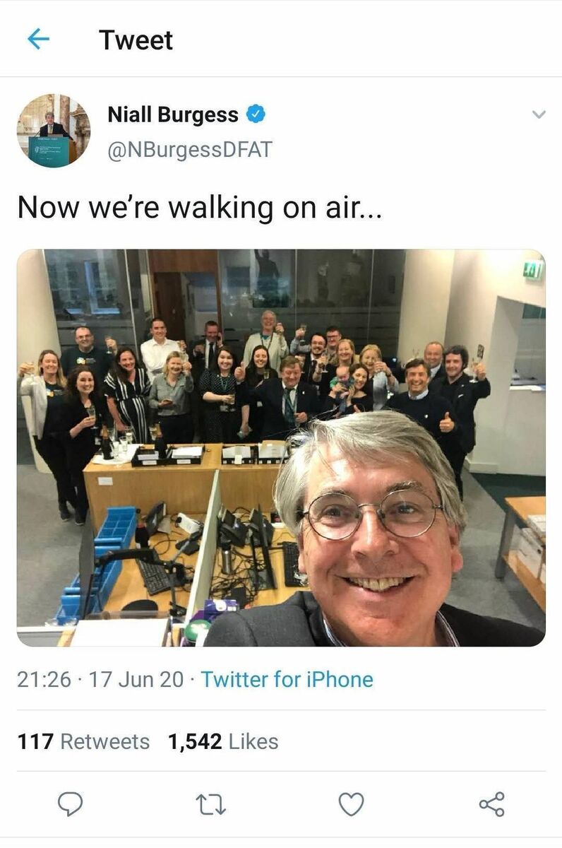 Simon Coveney's failure to offer a swift explanation for the so-called ‘Champagne-gate’ reception only served to inflame the controversy. Simon Coveney's failure to offer a swift explanation for the so-called ‘Champagne-gate’ reception only served to inflame the controversy.