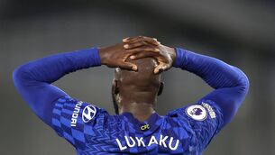 <p>HEAD IN HANDS INTERVENTION: The Romelu Lukaku interview was just about as clumsy as many of his runs this season. That it went down poorly with Thomas Tuchel was entirely predictable. 	<span class="contextmenu emphasis CaptionCredit">Picture: Charlotte Wilson/Offside/Offside via Getty Images</span>
            </p>