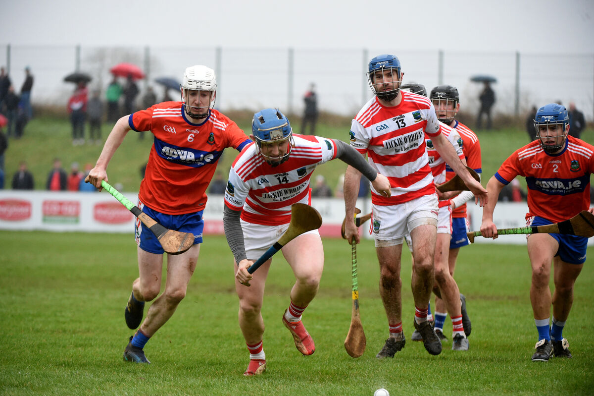  Full forward Sean O'Sullivan, Ballygiblin in action against Skeheenarinky. Picture: Larry Cummins