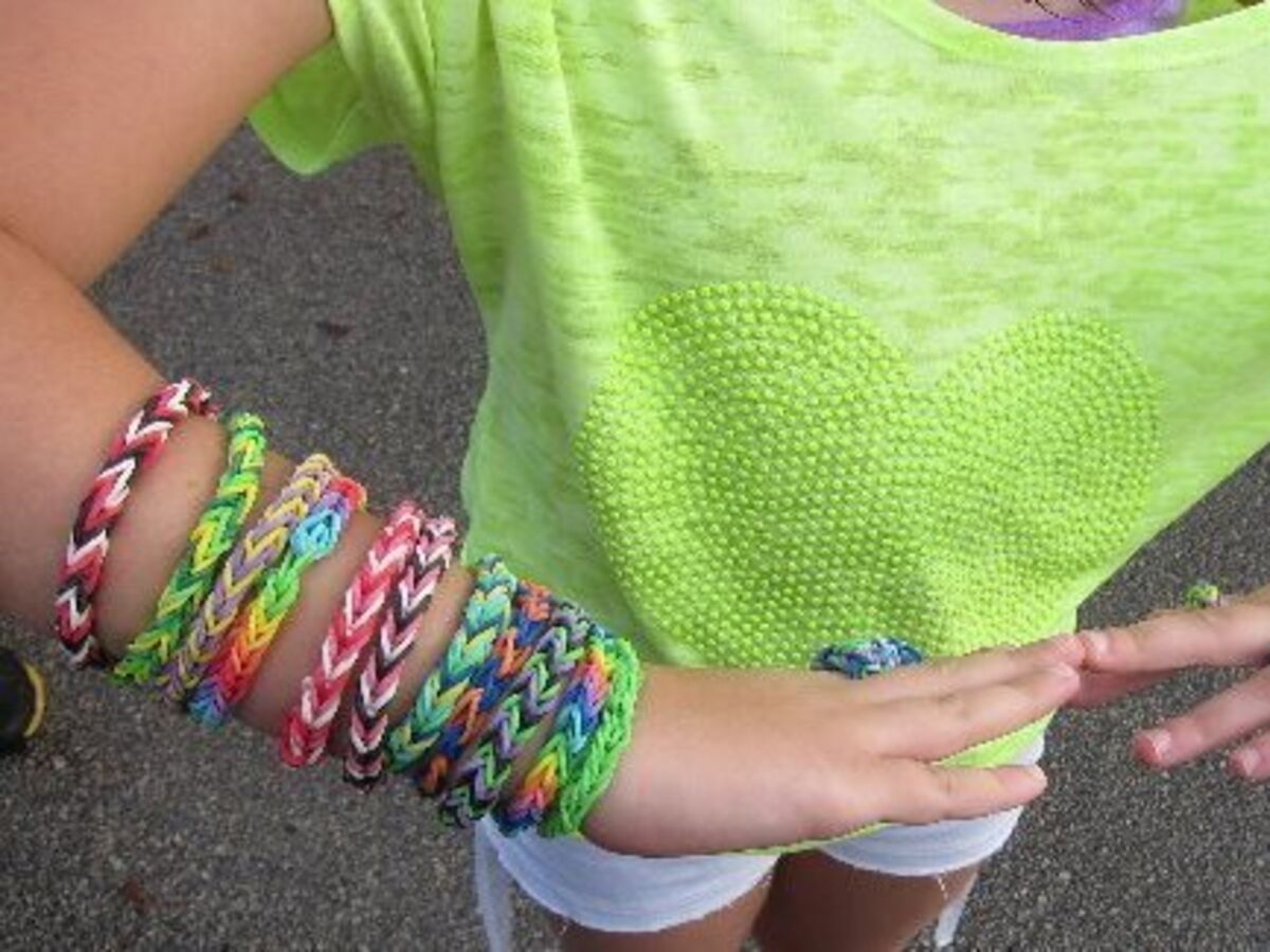 Rainbow Loom Dragon Tail