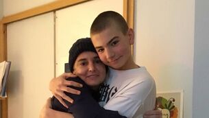 <p>Singer Sinead O'Connor with her son Shane, who died tragically in recent days.</p>