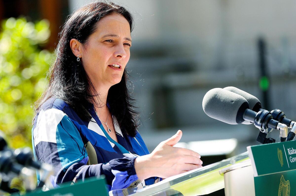 Arts and culture minister Catherine Martin will bring a memo to government seeking to publish the Online Safety and Media Regulation Bill. Picture: Maxwell's