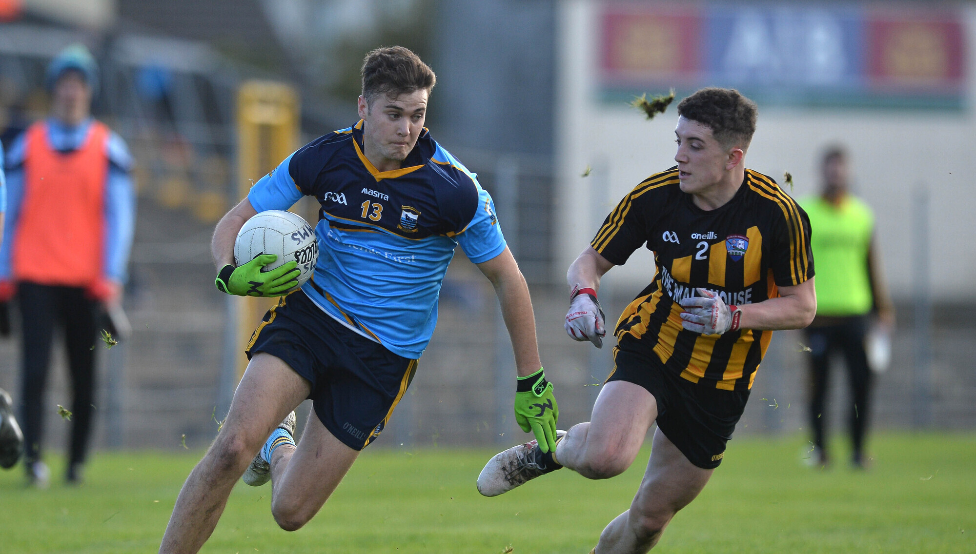 DCU's Robert Finnerty in action for his club Salthil-Knocknacarra