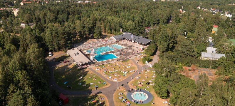 Kumpula outdoor pool in Helsinki - could something similar work in Tramore Valley Park?