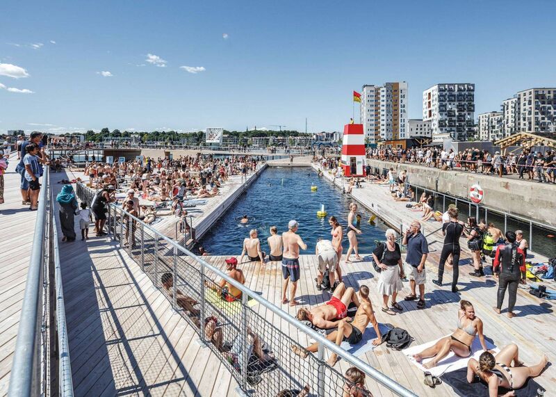 Floating pool complex in Aarhus, Denmark