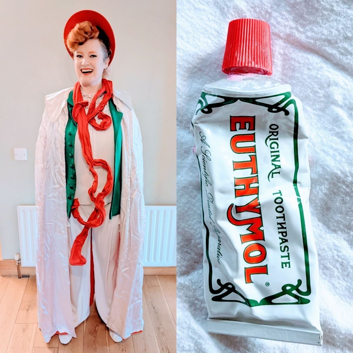 Taryn de Vere,  a writer and designer from County Donegal, set herself a style challenge to dress up as a different household product every day to make January more joyful. 