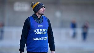 <p>Austin Stacks manager Wayne Quillinan. Picture: Brendan Moran/Sportsfile</p>