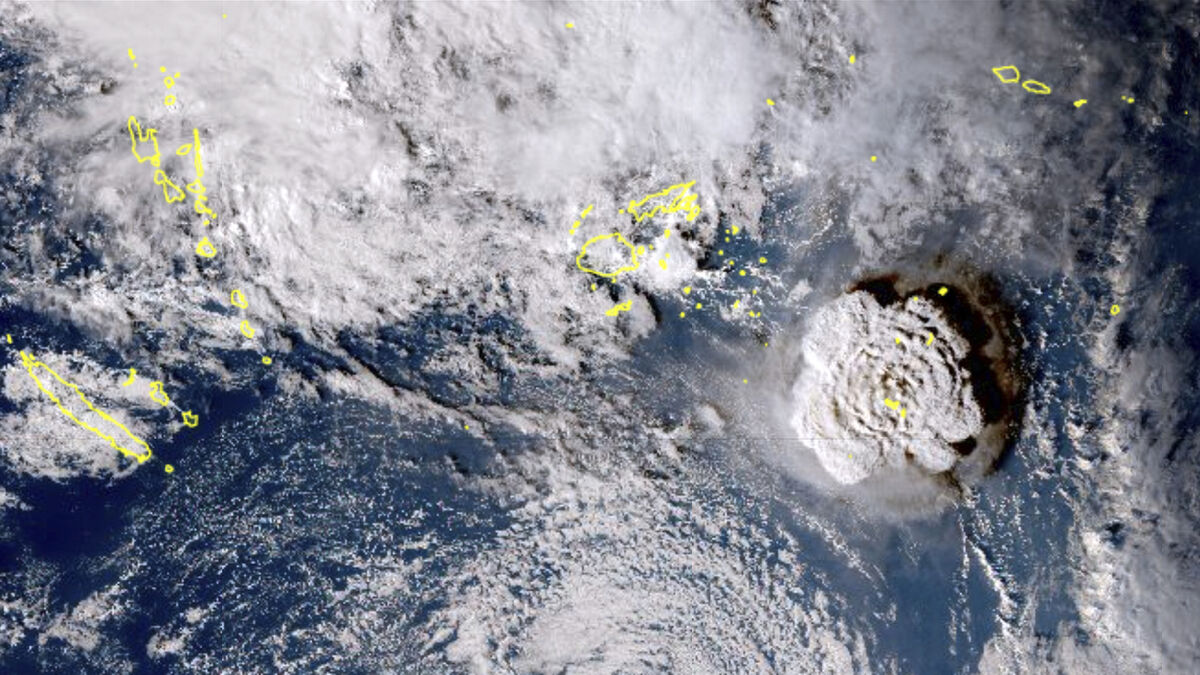 Tsunami threat recedes from huge Pacific volcanic eruption - Vimarsana News