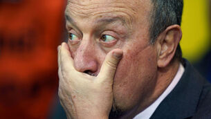 <p>Everton manager Rafael Benitez </p>