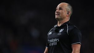 <p>MAN IN THE MIDDLE: Referee Jaco Peyper </p>
