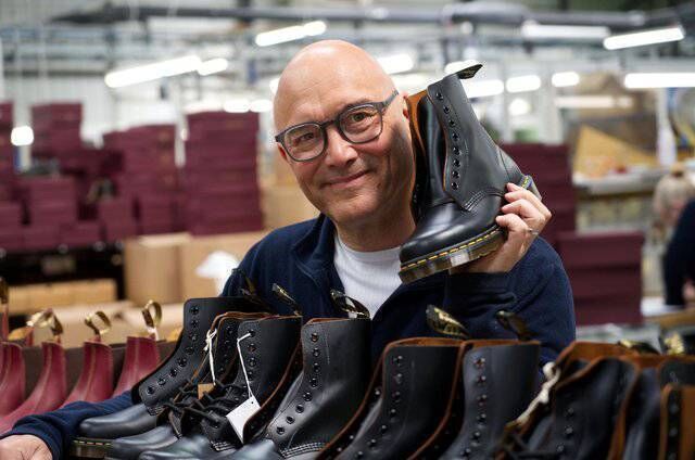 Gregg Wallace — Inside the Factory at Wollaston's Dr Martens Gregg Wallace — Inside the Factory at Wollaston's Dr Martens