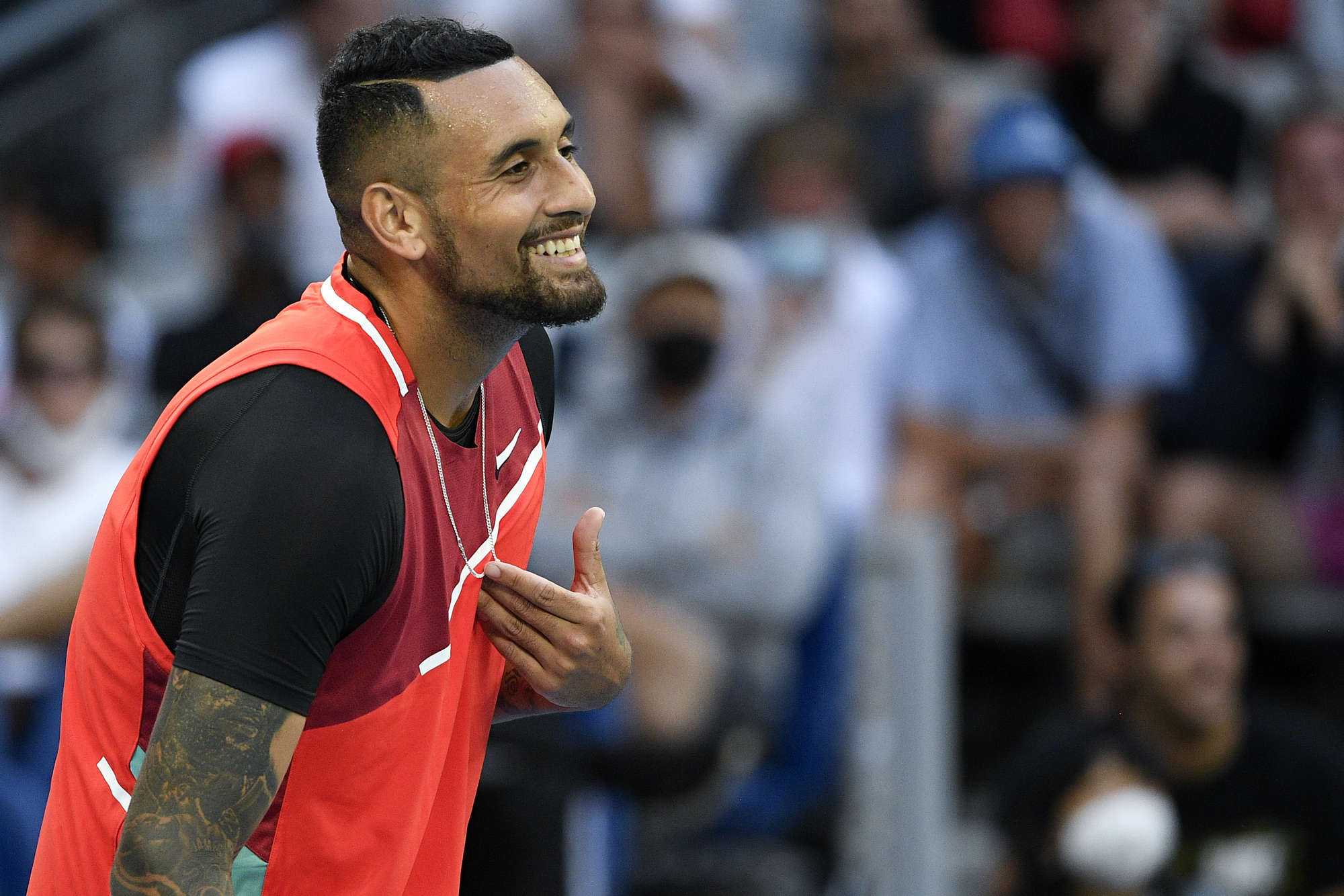Nick Kyrgios shakes off Covid concerns to make light work of Liam Broady