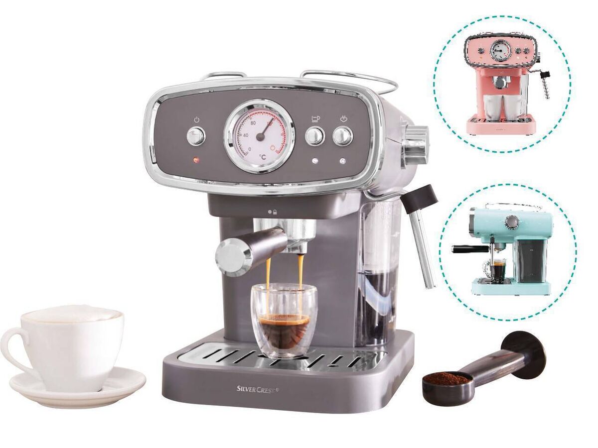 Silvercrest espresso machine, €69.99, Lidl Silvercrest espresso machine, €69.99, Lidl