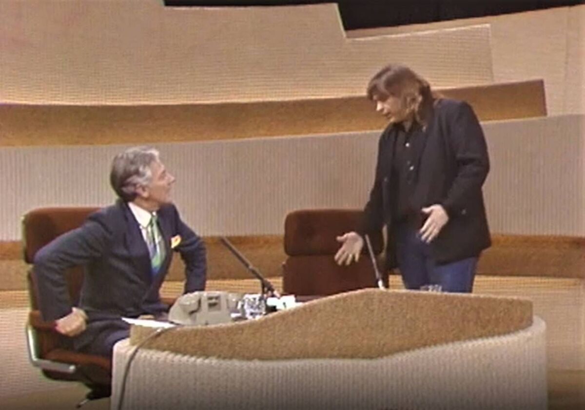 Meat Loaf with Gay Byrne on the Late Late Show in 1984