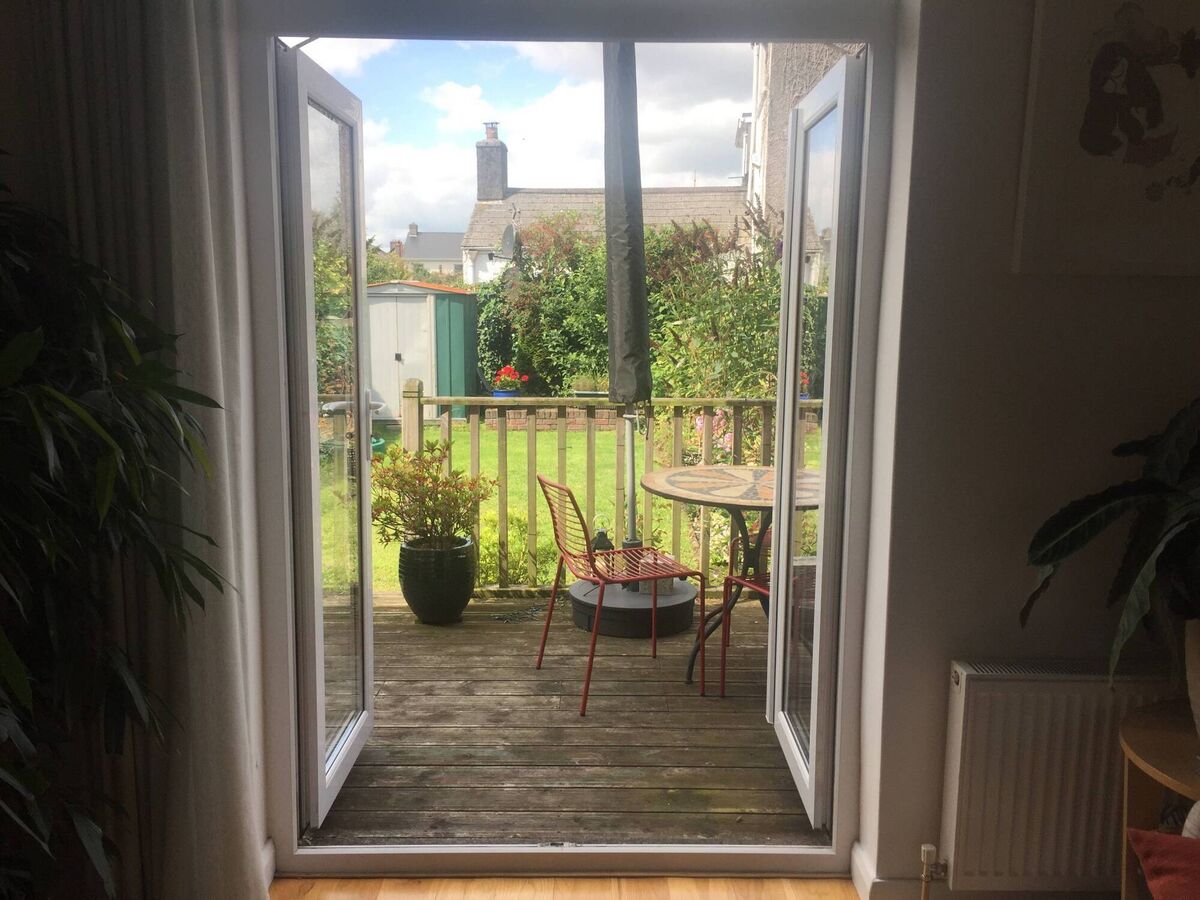 West facing at the back West facing at the back