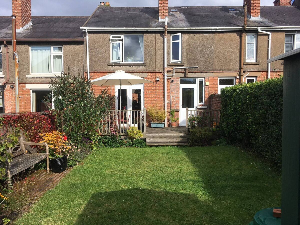 Sunny rear at No 60 McCurtain Villas, off Bandon Road Sunny rear at No 60 McCurtain Villas, off Bandon Road