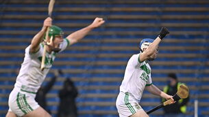 <p>TJ Reid of Ballyhale Shamrocks celebrates after scoring his side's second goal during the All-Ireland Senior Club Championship semi-final. Picture: Ramsey Cardy/Sportsfile</p>