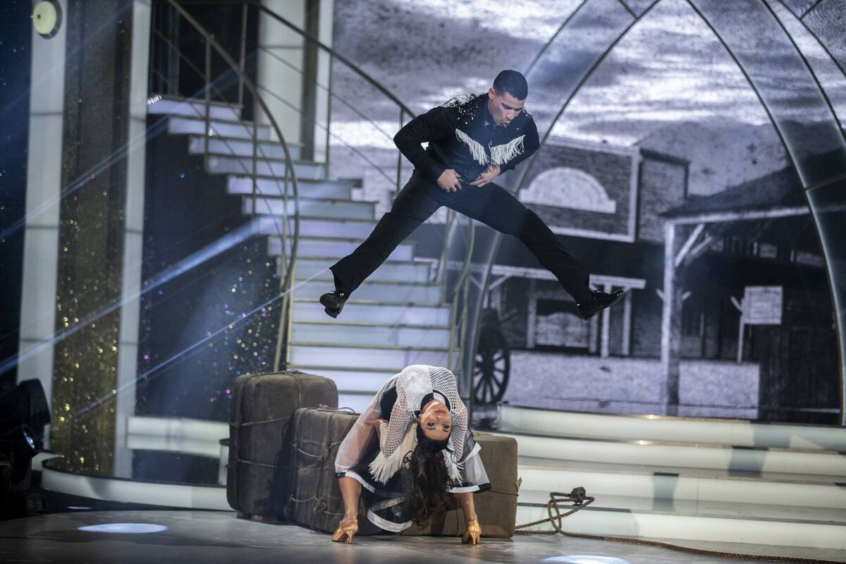 Jordan Conroy and Salome Chachua