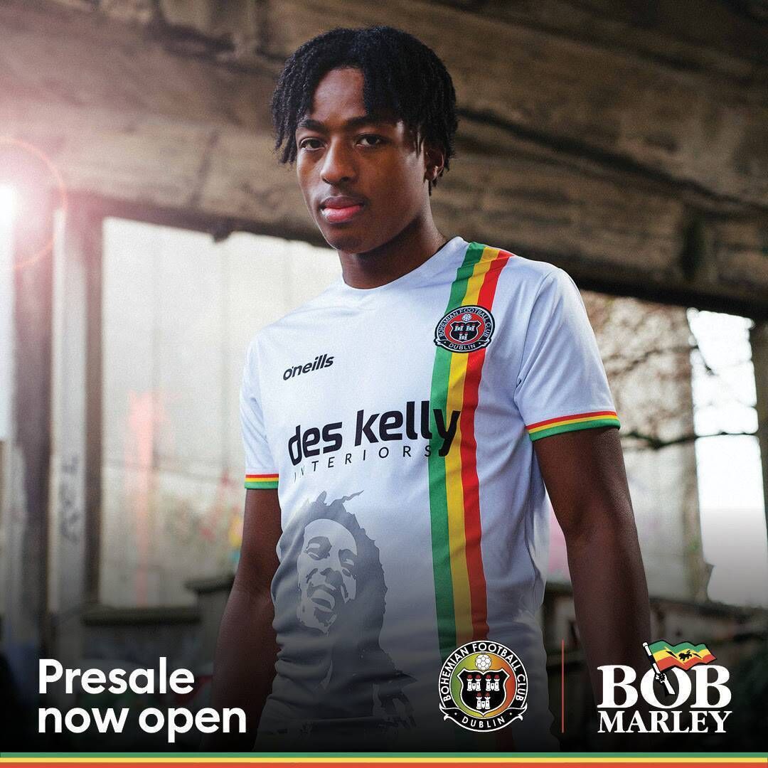 Bohemians new Bob Marley shirt