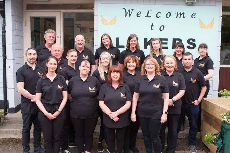 Staff at Lakers social and recreation club.