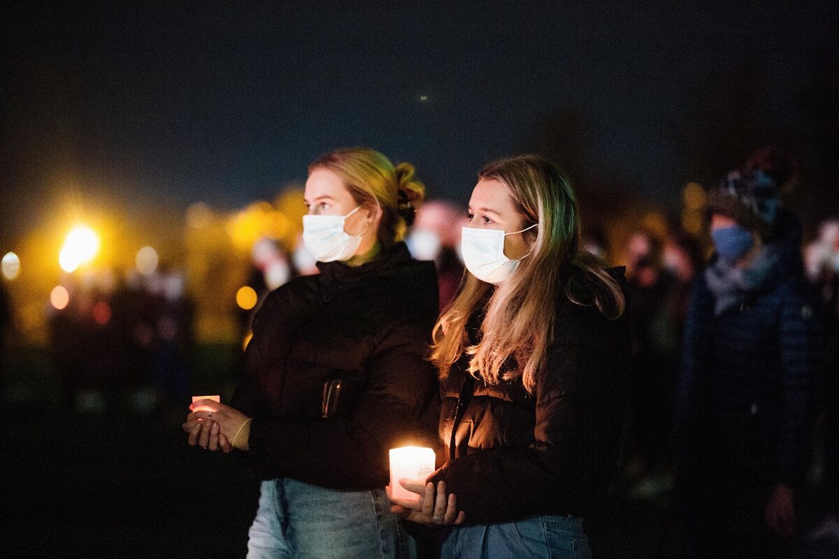 Maura Murray, a classmate from Tullamore, and who went on to study at MIC with Ms Murphy, fought back tears paying a heartfelt tribute to “our dearest friend Ash”. Picture: Brian Arthur