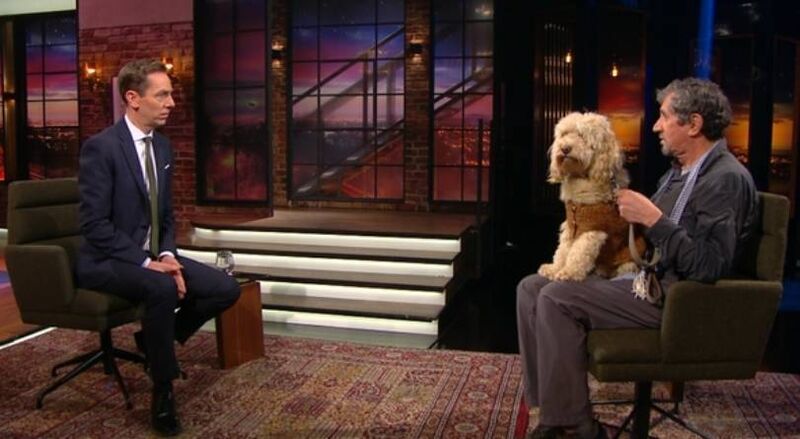 Tiger and Charlie Bird on The Late Late Show Picture: RTÉ