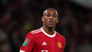 <p>Anthony Martial is set to join Spanish club Sevilla on loan (Martin Rickett/PA)</p>
