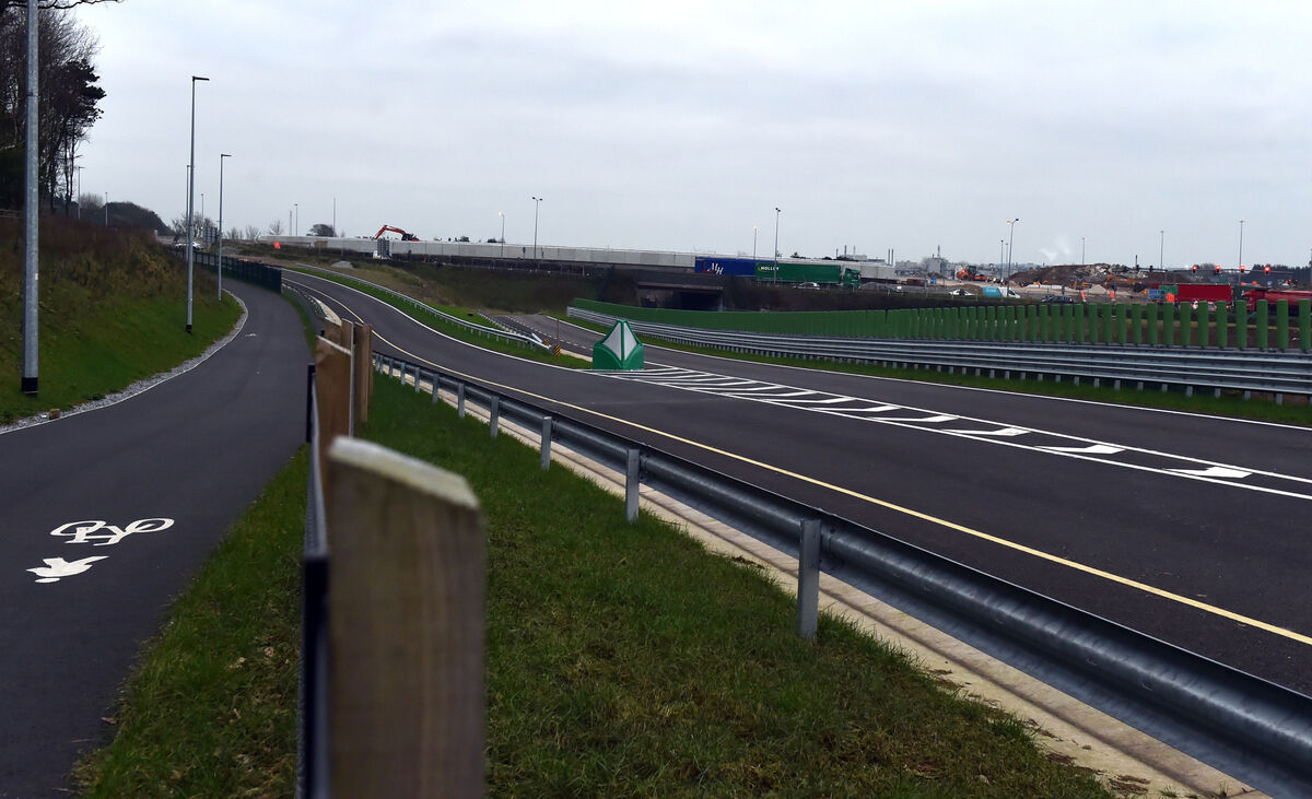 The eastbound lane. Picture: Eddie O'Hare