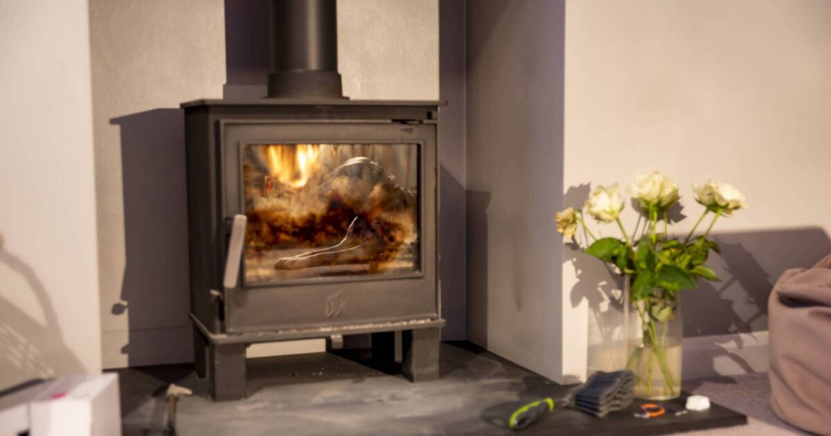 Life Hack: How to clean your wood-burning stove door and use the ash in  your garden