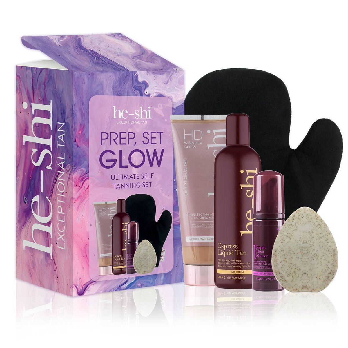 He-Shi Prep, Set, Glow Gift Set, reduced to €28.11 He-Shi Prep, Set, Glow Gift Set, reduced to €28.11