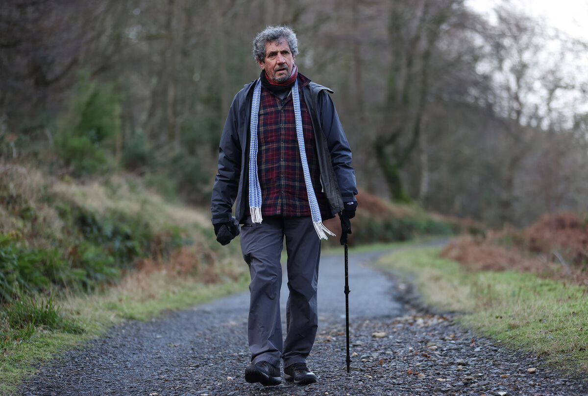 Charlie Bird training for his upcoming charity climb in April. Picture: Maxwells Dublin