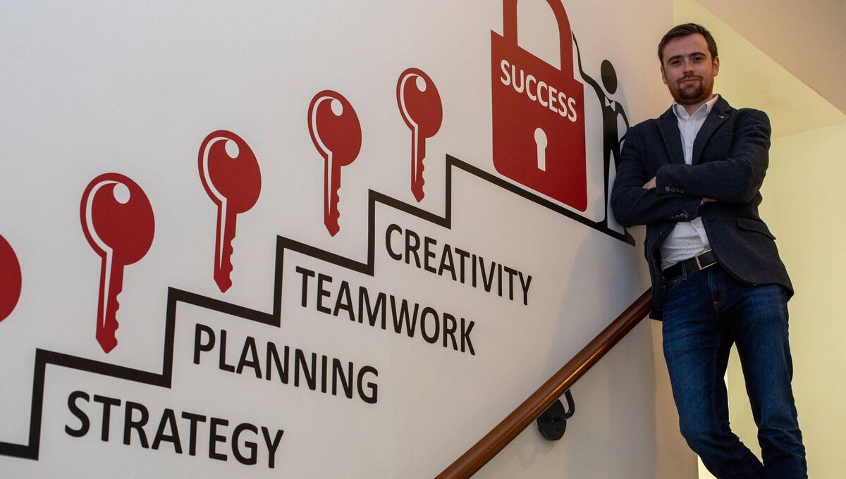 Entrepreneur and MTU graduate Stephen Downey Wilson, who completed an MSc in Marketing Practice and launched web development startup Spéire during his studies.