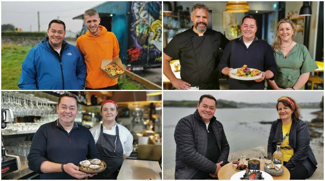 Neven Maguire visits Trawler Boyz at Shanagarry; Good Day Deli; Kinsale Mead Co. and Goldie Neven Maguire visits Trawler Boyz at Shanagarry; Good Day Deli; Kinsale Mead Co. and Goldie